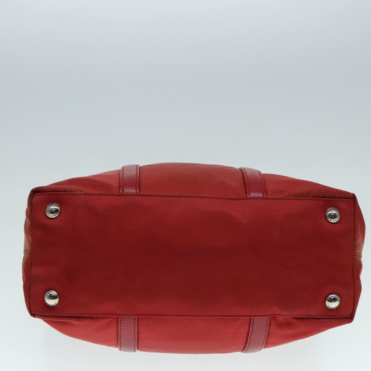 Prada Tessuto Red Synthetic Handbag (Pre-Owned) Size ONE SIZE - 19 Thumbnail