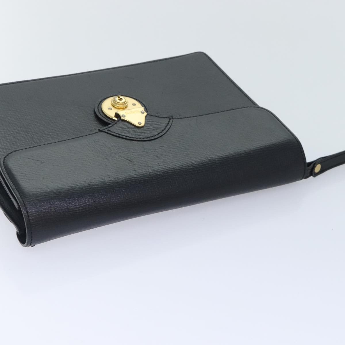 Burberry Black Leather Clutch Bag (Pre-Owned) Size ONE SIZE - 13 Thumbnail