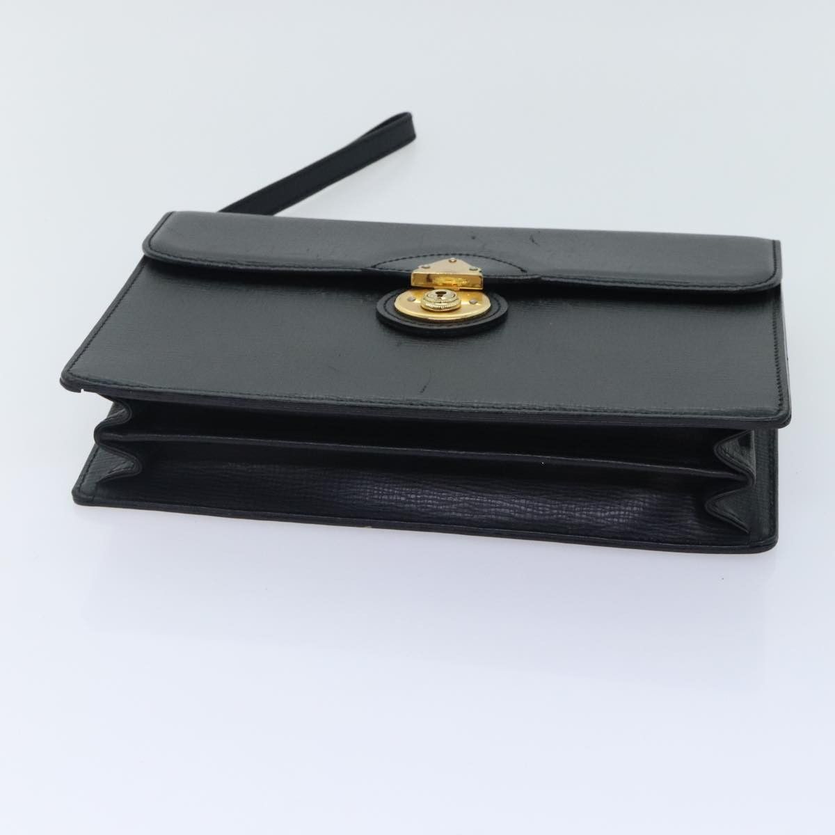 Burberry Black Leather Clutch Bag (Pre-Owned) Size ONE SIZE - 15 Thumbnail