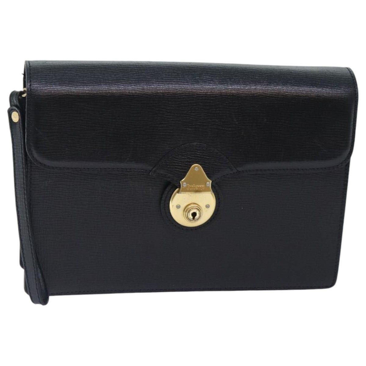 Burberry Black Leather Clutch Bag (Pre-Owned) Size ONE SIZE - 14 Thumbnail