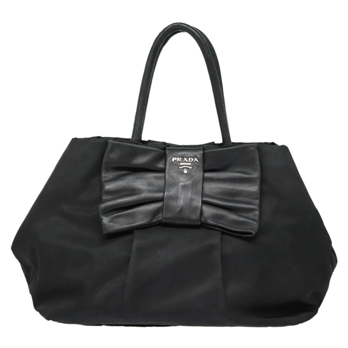 Prada Re-Nylon Black Synthetic Handbag (Pre-Owned) Size ONE SIZE - 13 Thumbnail