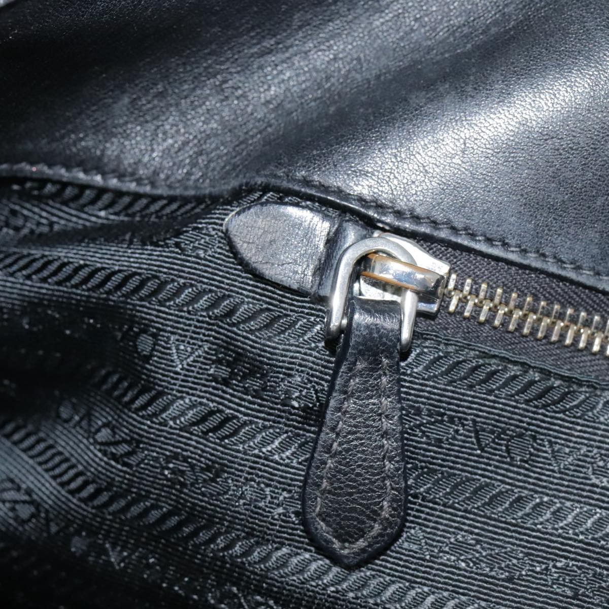 Prada Re-Nylon Black Synthetic Handbag (Pre-Owned) Size ONE SIZE - 6 Thumbnail