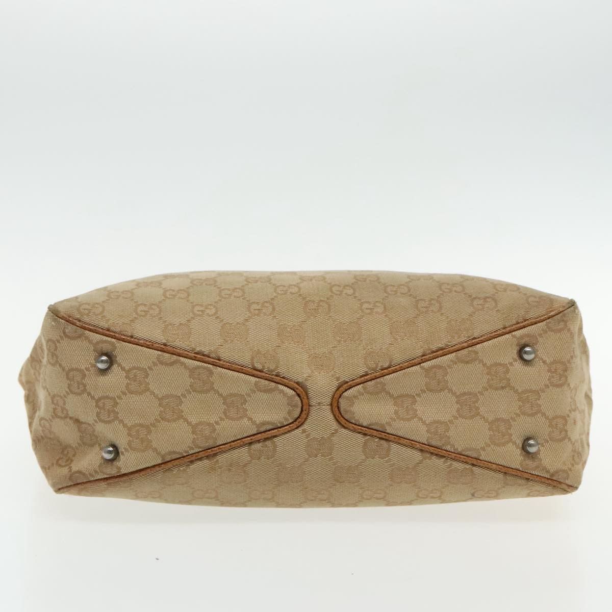 Gucci -- Brown Canvas Handbag (Pre-Owned) Size ONE SIZE - 5 Thumbnail