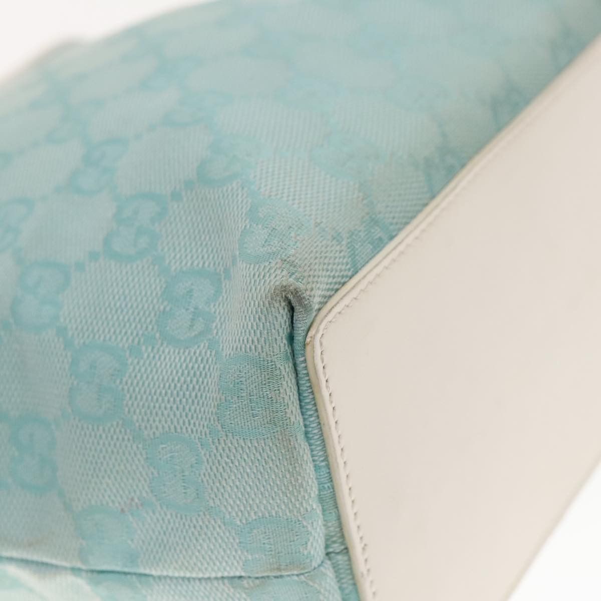 Gucci Blue Canvas Tote Bag (Pre-Owned) Size ONE SIZE - 8 Thumbnail