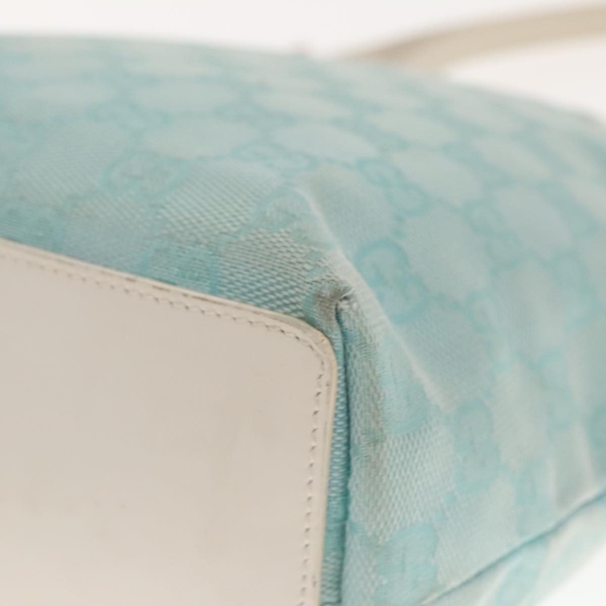Gucci Blue Canvas Tote Bag (Pre-Owned) Size ONE SIZE - 9 Thumbnail