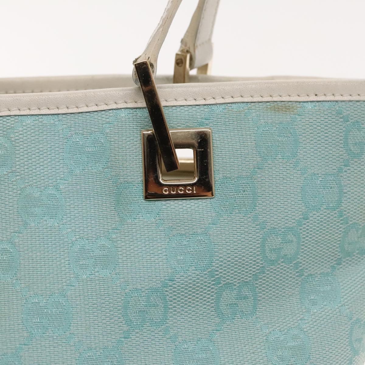 Gucci Blue Canvas Tote Bag (Pre-Owned) Size ONE SIZE - 18 Thumbnail