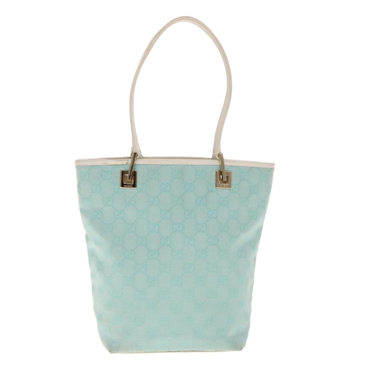 Gucci Blue Canvas Tote Bag (Pre-Owned) Size ONE SIZE - 2 Thumbnail
