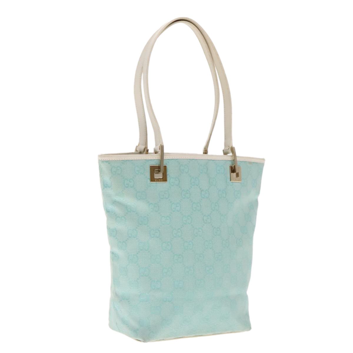 Gucci Blue Canvas Tote Bag (Pre-Owned) Size ONE SIZE - 15 Thumbnail