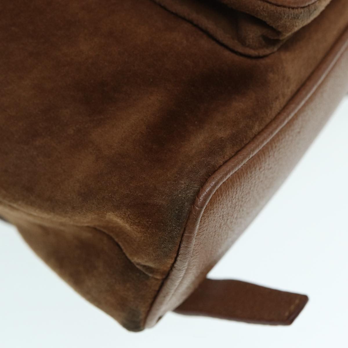 Gucci Bamboo Brown Suede Backpack Bag (Pre-Owned) Size ONE SIZE - 11 Thumbnail