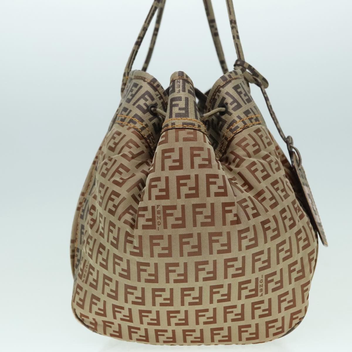 Fendi Zucca Beige Canvas Tote Bag (Pre-Owned) Size ONE SIZE - 4 Thumbnail