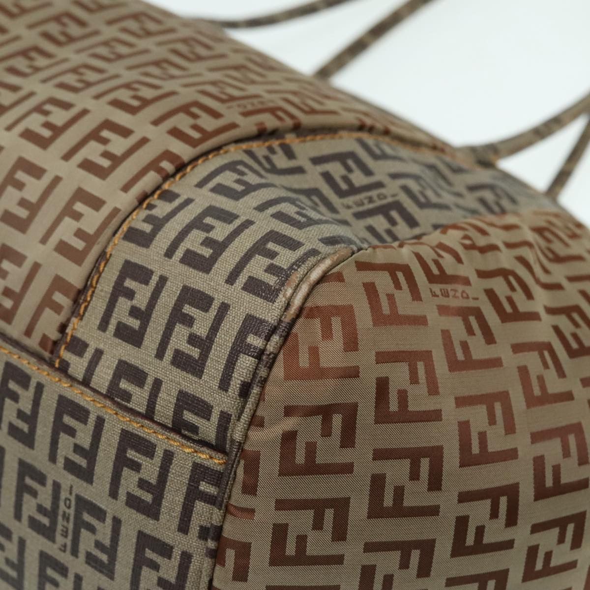 Fendi Zucca Beige Canvas Tote Bag (Pre-Owned) Size ONE SIZE - 9 Thumbnail