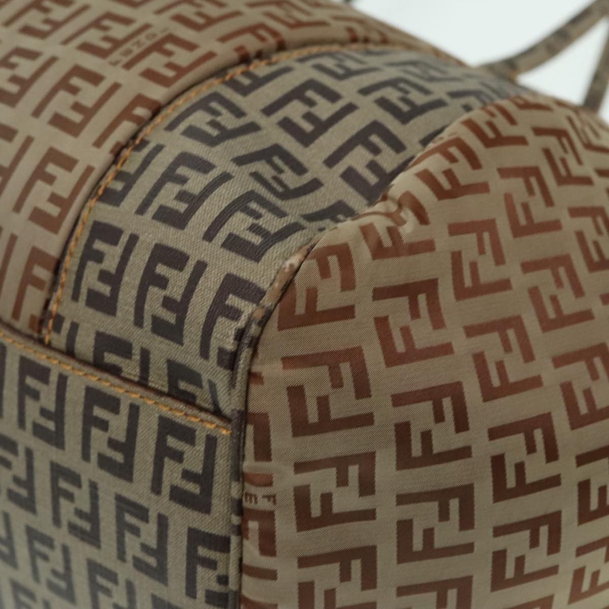 Fendi Zucca Beige Canvas Tote Bag (Pre-Owned) Size ONE SIZE - 7 Thumbnail
