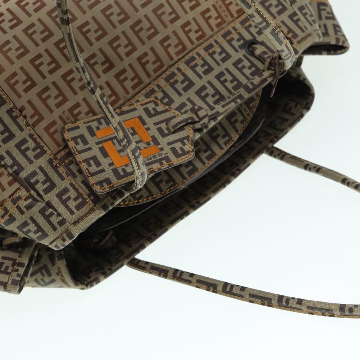 Fendi Zucca Beige Canvas Tote Bag (Pre-Owned) Size ONE SIZE - 15 Thumbnail