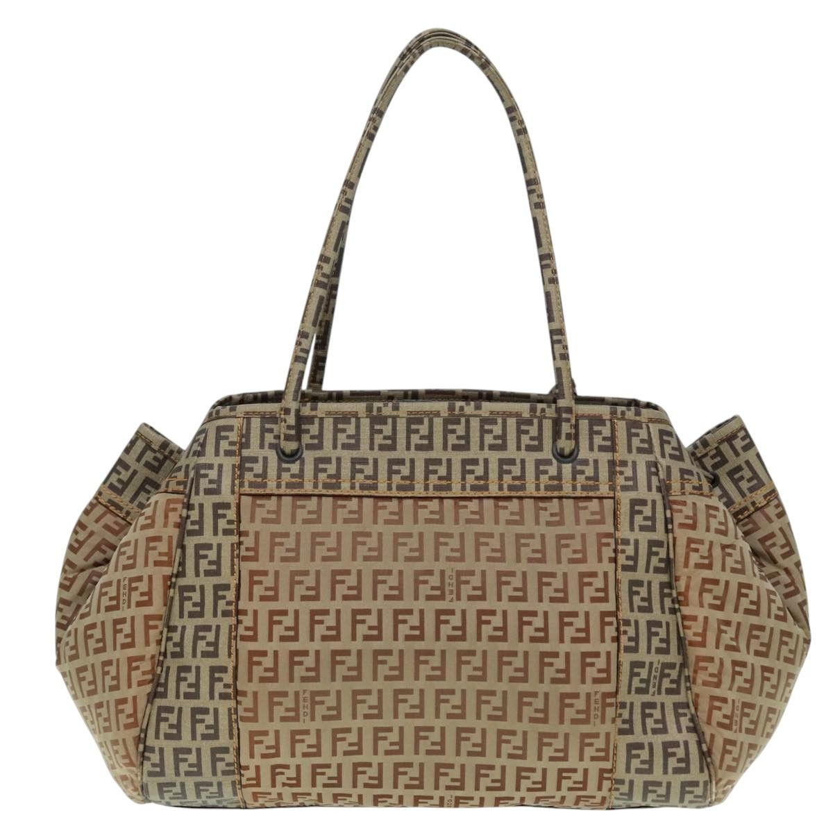 Fendi Zucca Beige Canvas Tote Bag (Pre-Owned) Size ONE SIZE - 2 Thumbnail