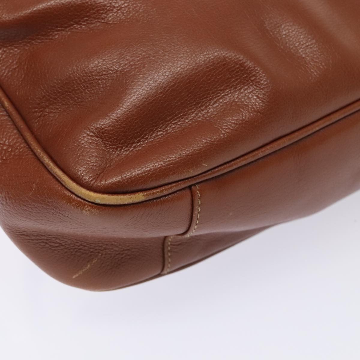 Gucci Bamboo Brown Leather Handbag (Pre-Owned) Size ONE SIZE - 7 Thumbnail