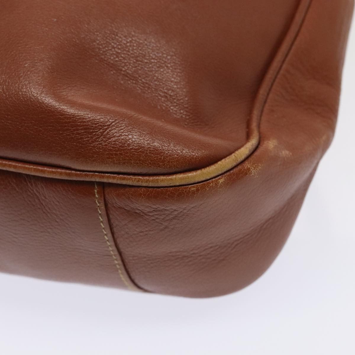 Gucci Bamboo Brown Leather Handbag (Pre-Owned) Size ONE SIZE - 10 Thumbnail