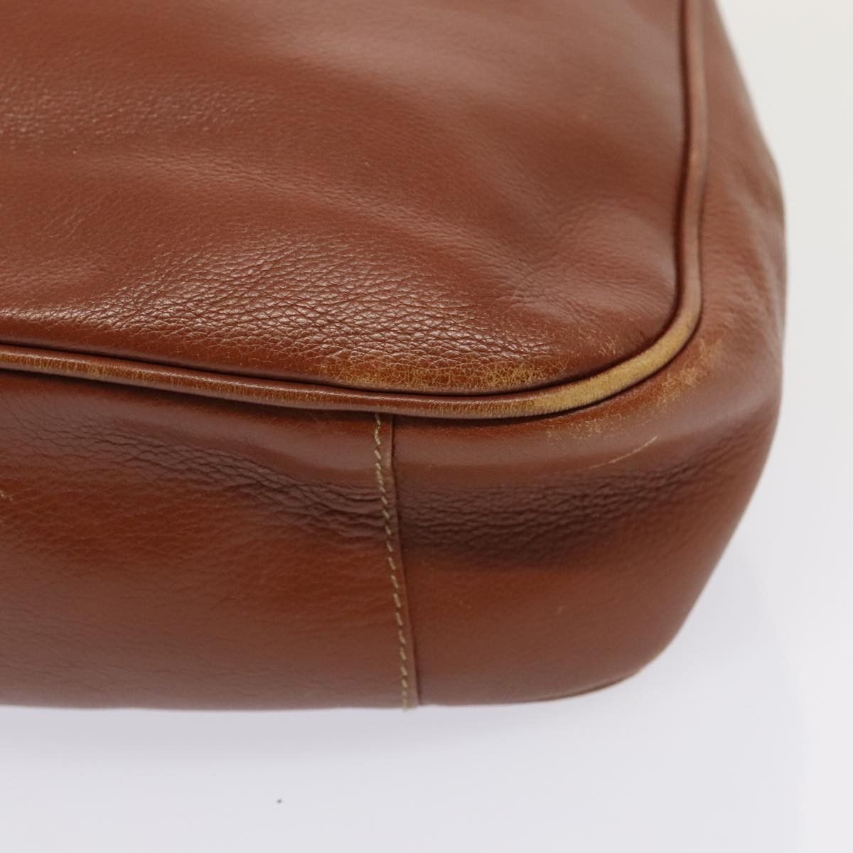 Gucci Bamboo Brown Leather Handbag (Pre-Owned) Size ONE SIZE - 8 Thumbnail