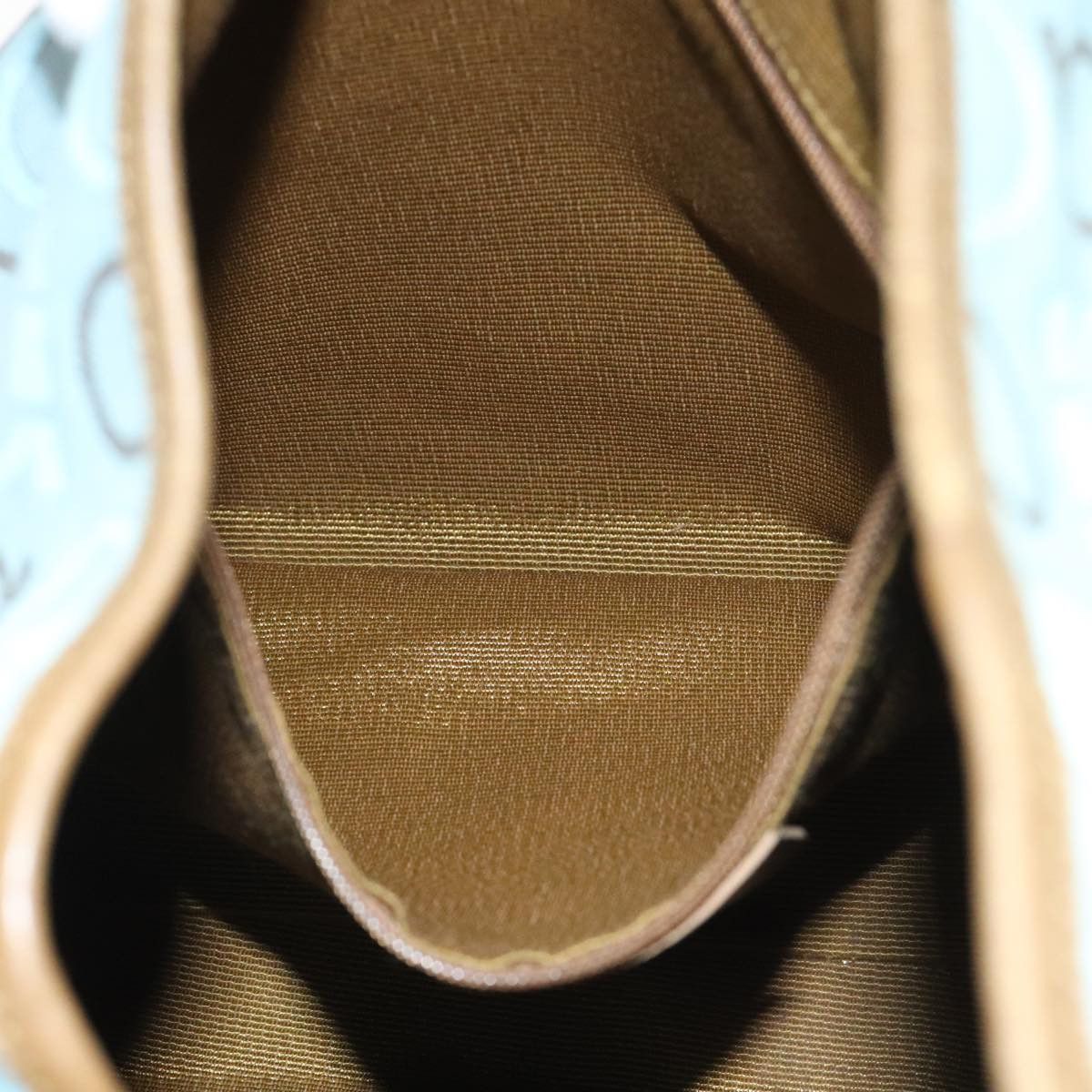Salvatore Ferragamo Gancini Line Blue Canvas Shoulder Bag (Pre-Owned) Size ONE SIZE - 19 Thumbnail
