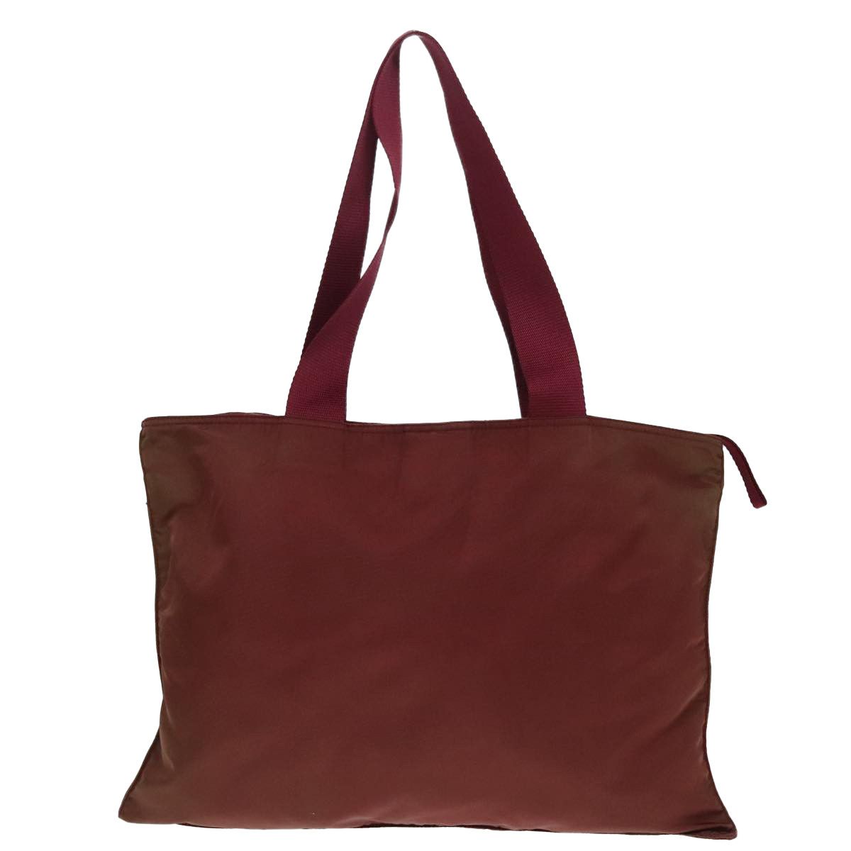 Prada Burgundy Synthetic Tote Bag (Pre-Owned) Size ONE SIZE - 2 Thumbnail