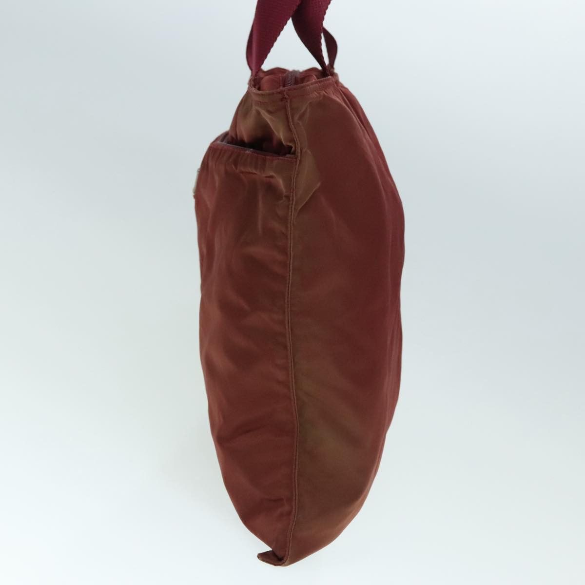 Prada Burgundy Synthetic Tote Bag (Pre-Owned) Size ONE SIZE - 3 Thumbnail