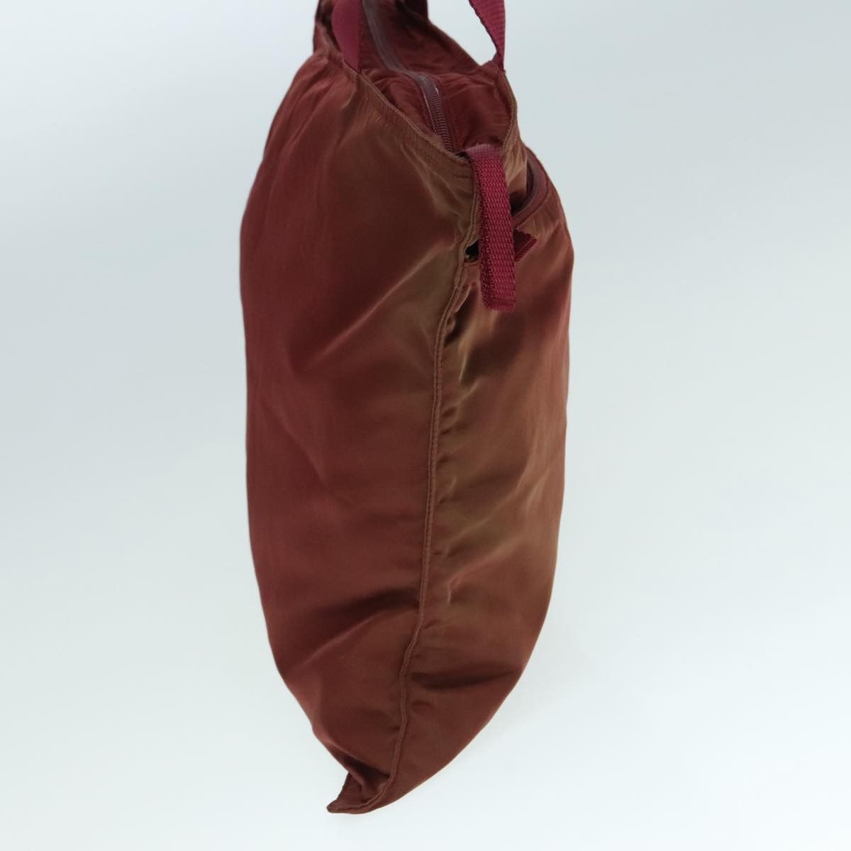 Prada Burgundy Synthetic Tote Bag (Pre-Owned) Size ONE SIZE - 4 Thumbnail