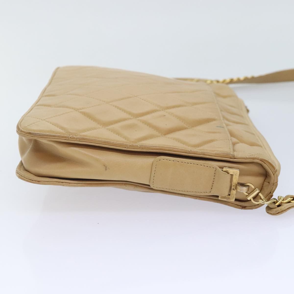 Chanel Camera Beige Leather Shoulder Bag (Pre-Owned) Size ONE SIZE - 4 Thumbnail