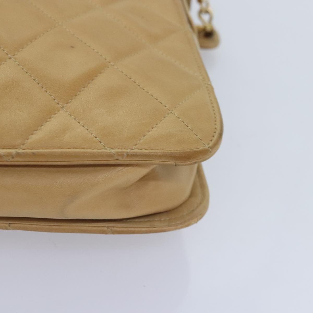 Chanel Camera Beige Leather Shoulder Bag (Pre-Owned) Size ONE SIZE - 8 Thumbnail