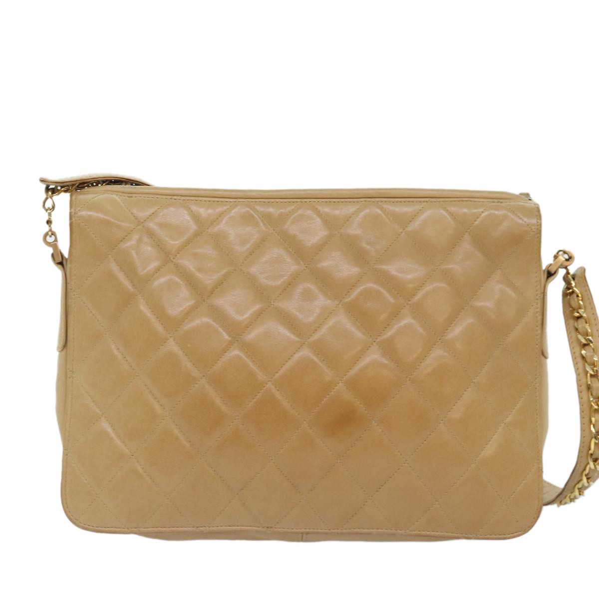 Chanel Camera Beige Leather Shoulder Bag (Pre-Owned) Size ONE SIZE - 2 Thumbnail