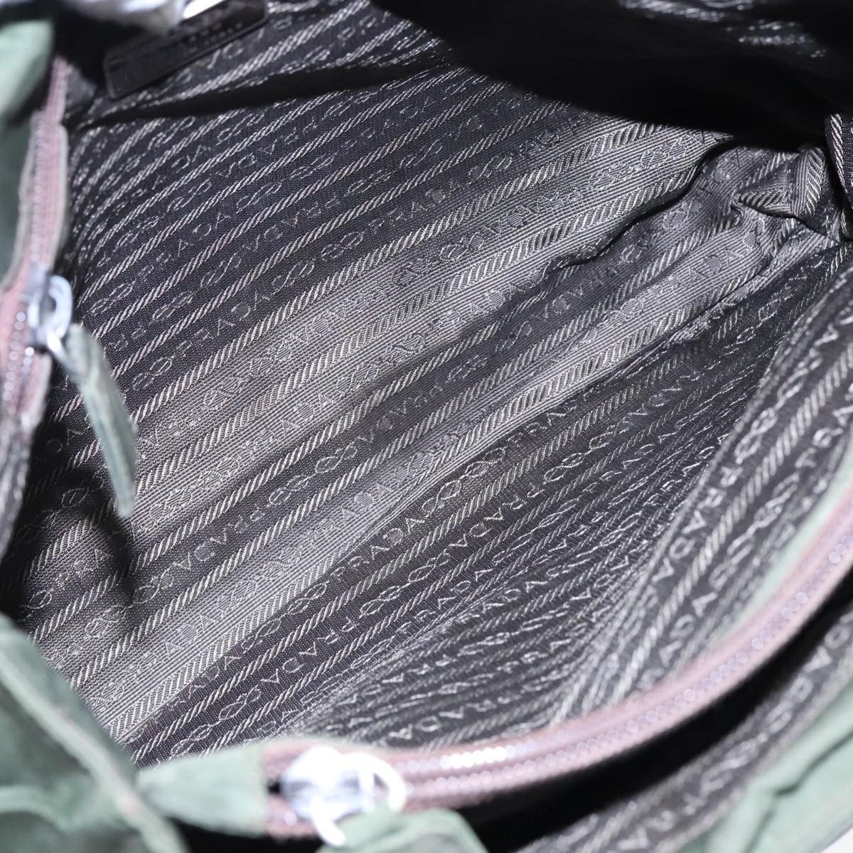 Prada Re-Nylon Green Synthetic Handbag (Pre-Owned) Size ONE SIZE - 6 Thumbnail