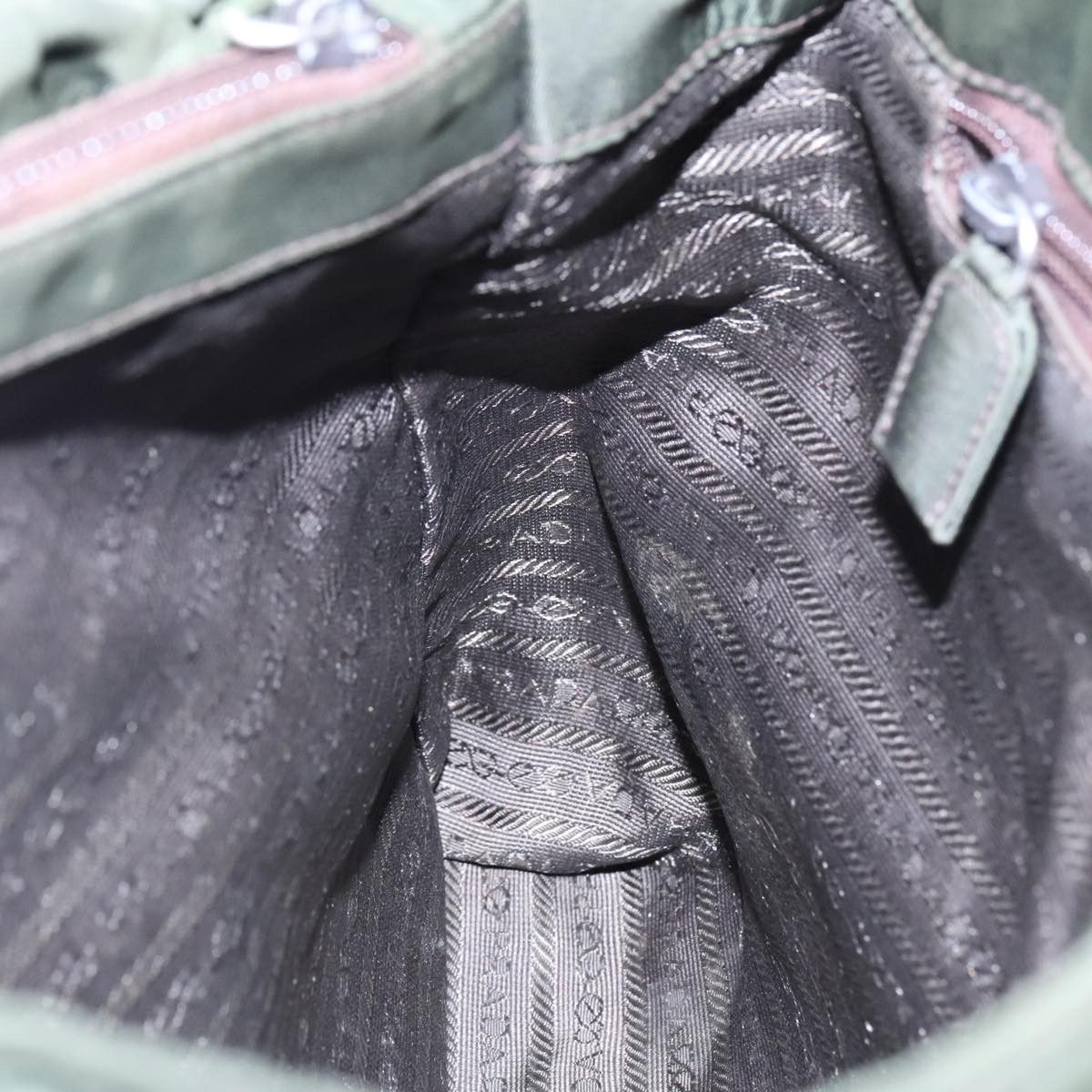 Prada Re-Nylon Green Synthetic Handbag (Pre-Owned) Size ONE SIZE - 20 Thumbnail