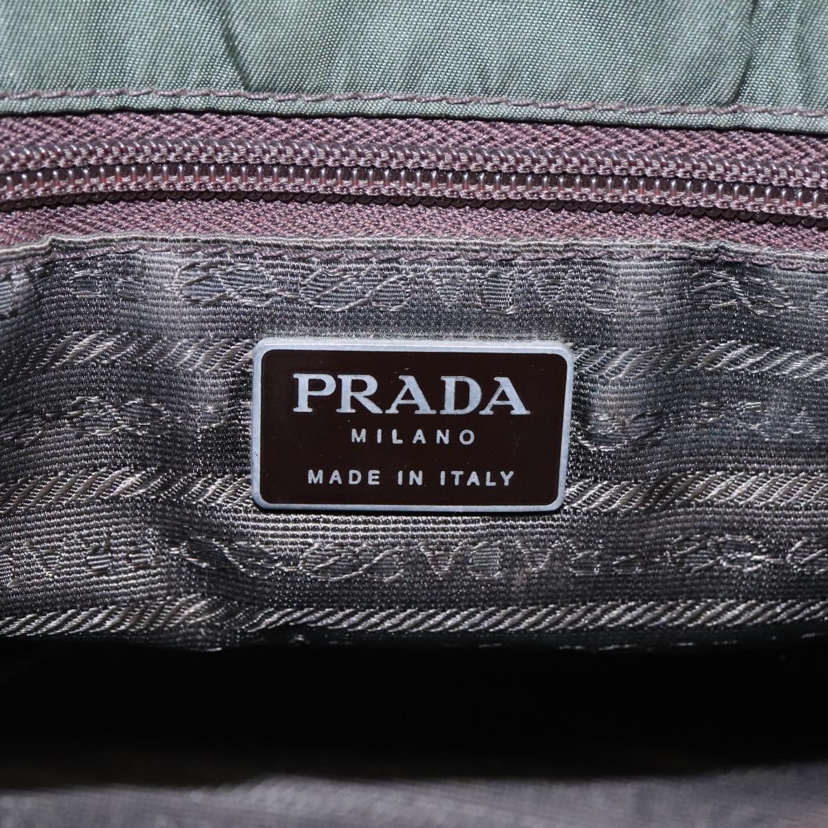 Prada Re-Nylon Green Synthetic Handbag (Pre-Owned) Size ONE SIZE - 8 Thumbnail
