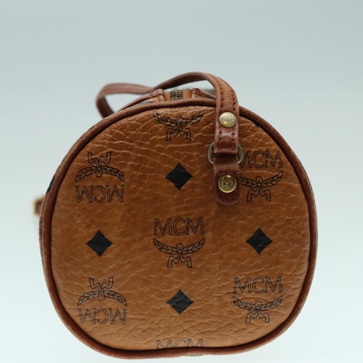 MCM Visetos Brown Canvas Shoulder Bag (Pre-Owned) Size ONE SIZE - 3 Thumbnail