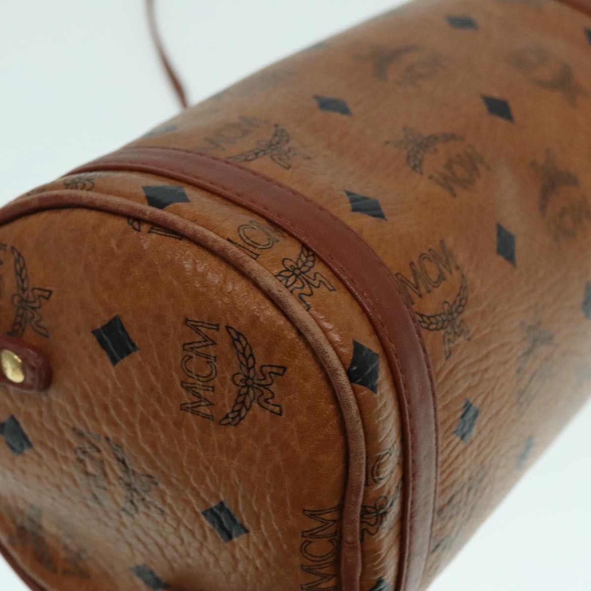 MCM Visetos Brown Canvas Shoulder Bag (Pre-Owned) Size ONE SIZE - 8 Thumbnail