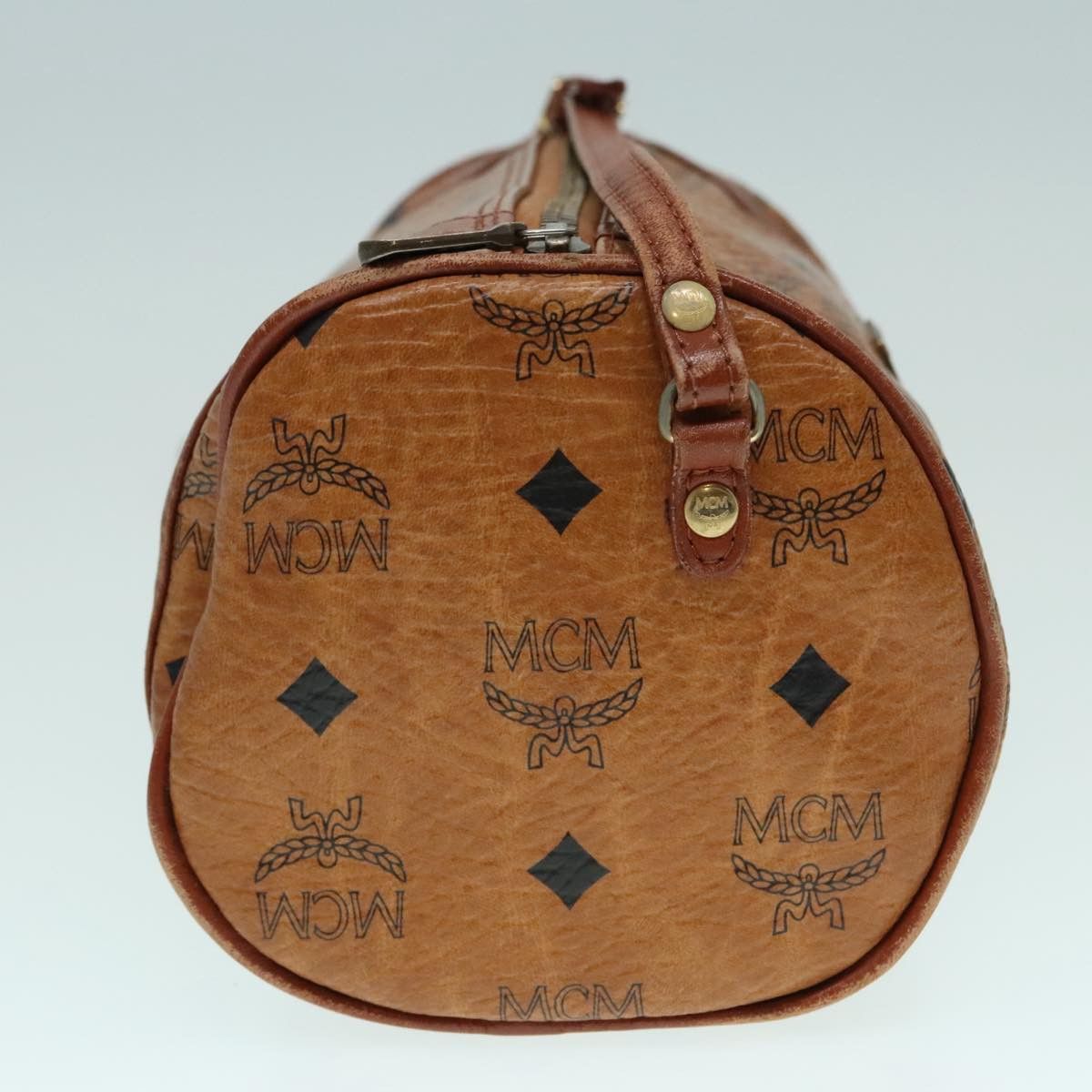 MCM Visetos Brown Canvas Shoulder Bag (Pre-Owned) Size ONE SIZE - 4 Thumbnail