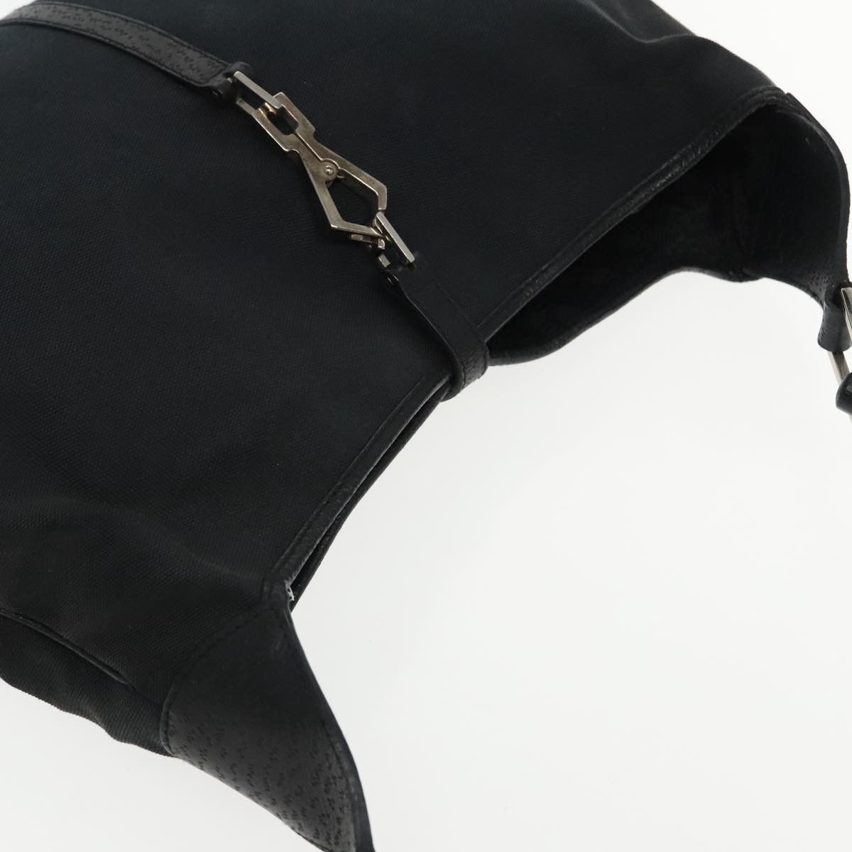Gucci Jackie Black Canvas Shoulder Bag (Pre-Owned) Size ONE SIZE - 16 Thumbnail