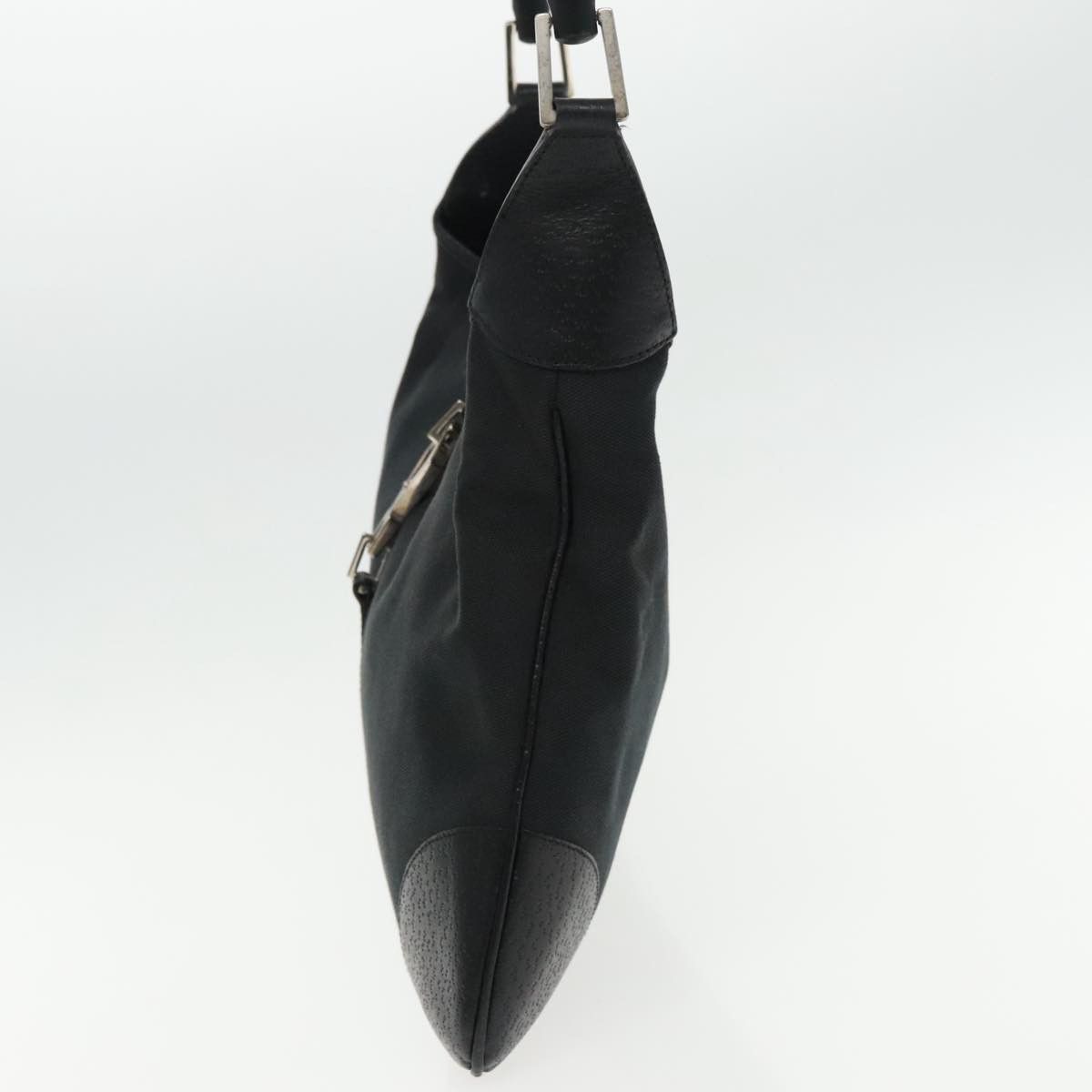 Gucci Jackie Black Canvas Shoulder Bag (Pre-Owned) Size ONE SIZE - 3 Thumbnail