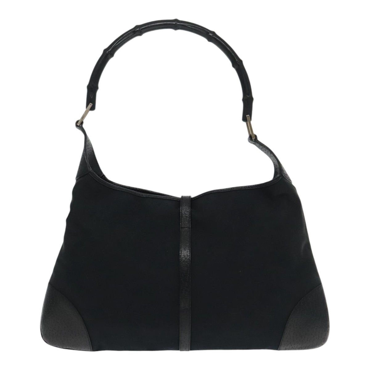 Gucci Jackie Black Canvas Shoulder Bag (Pre-Owned) Size ONE SIZE - 2 Thumbnail