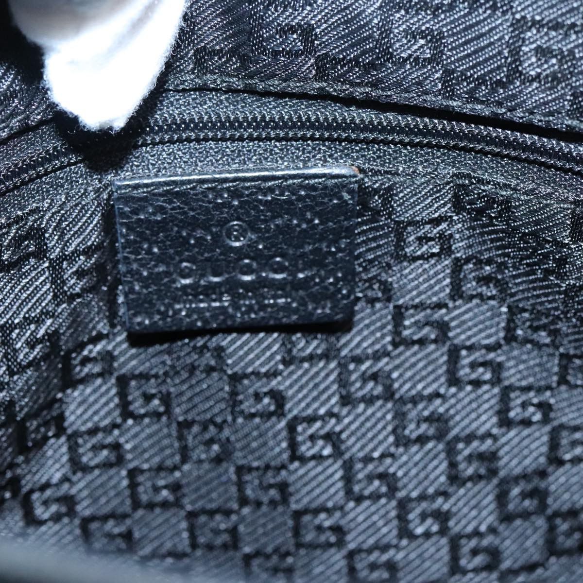 Gucci Jackie Black Canvas Shoulder Bag (Pre-Owned) Size ONE SIZE - 14 Thumbnail