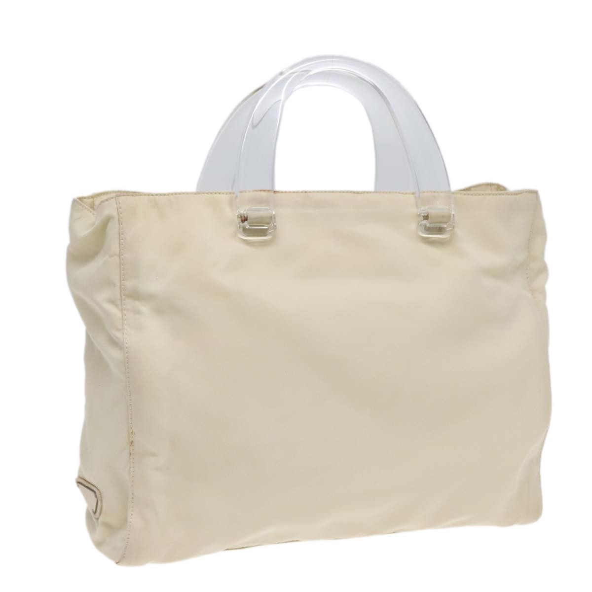 Prada Tessuto White Synthetic Handbag (Pre-Owned) Size ONE SIZE - 17 Thumbnail