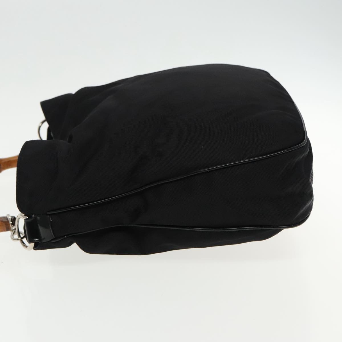 Gucci Bamboo Black Synthetic Handbag (Pre-Owned) Size ONE SIZE - 4 Thumbnail