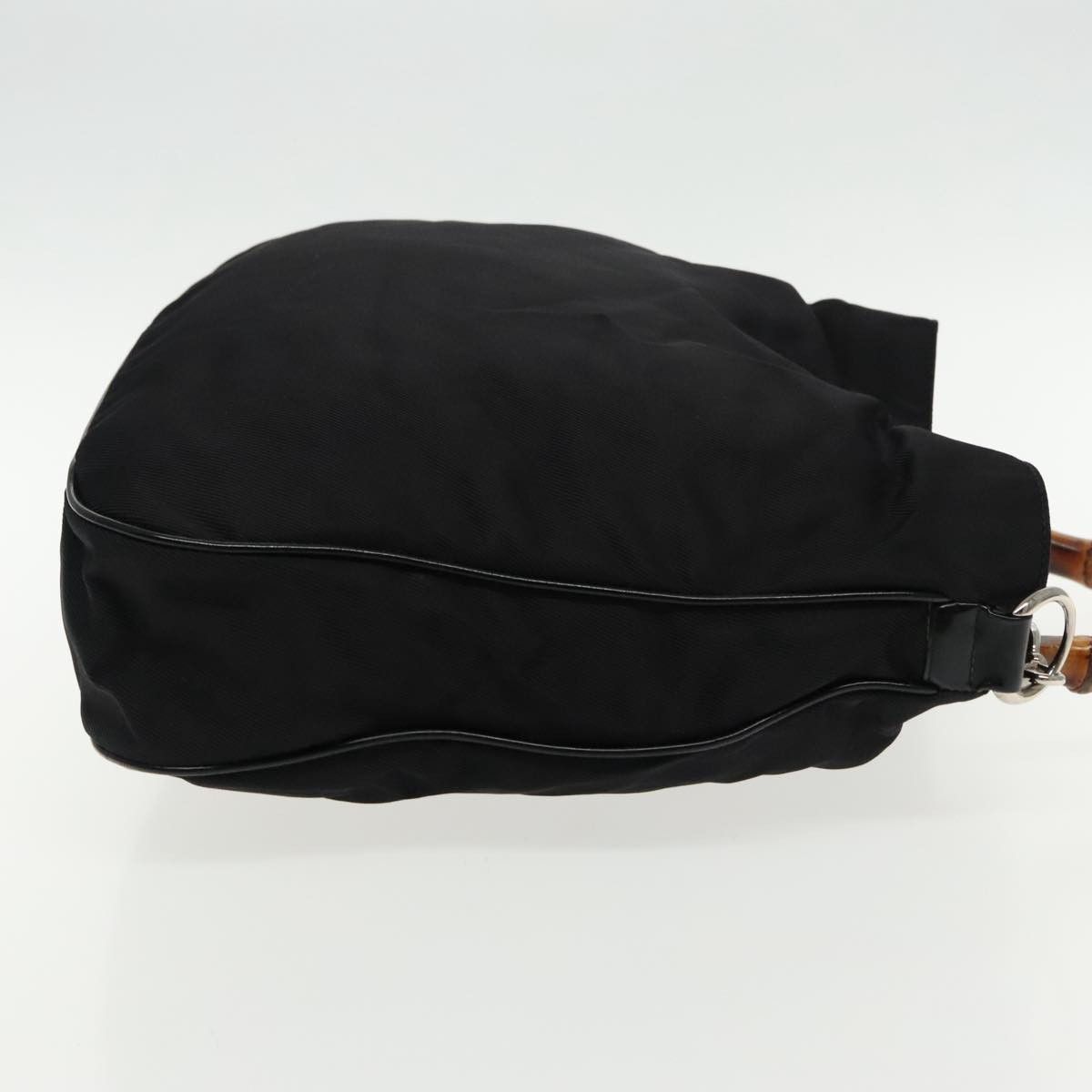 Gucci Bamboo Black Synthetic Handbag (Pre-Owned) Size ONE SIZE - 3 Thumbnail