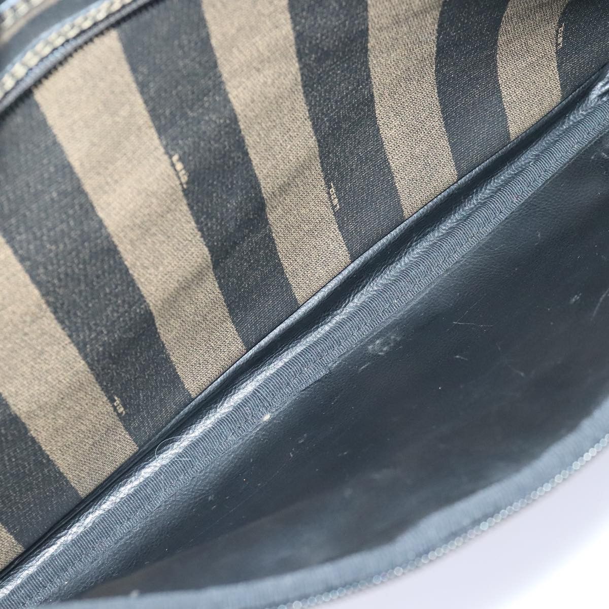 Fendi Pecan Brown Canvas Shoulder Bag (Pre-Owned) Size ONE SIZE - 10 Thumbnail