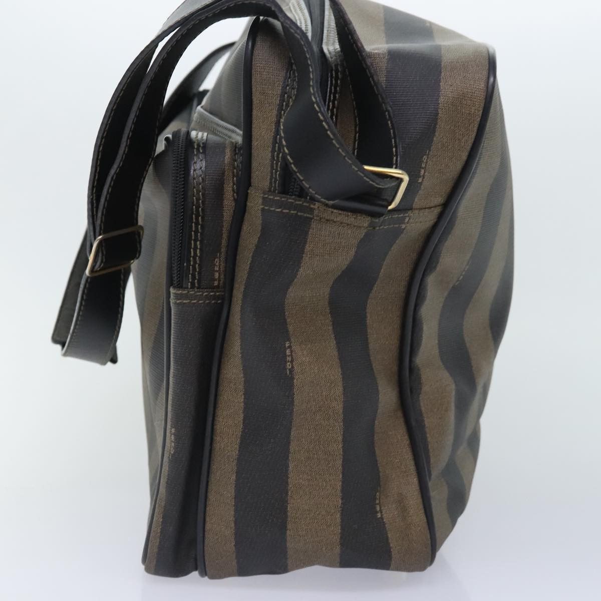 Fendi Pecan Brown Canvas Shoulder Bag (Pre-Owned) Size ONE SIZE - 12 Thumbnail