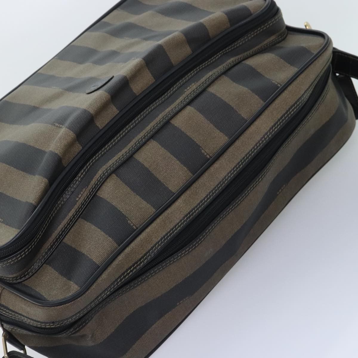 Fendi Pecan Brown Canvas Shoulder Bag (Pre-Owned) Size ONE SIZE - 13 Thumbnail