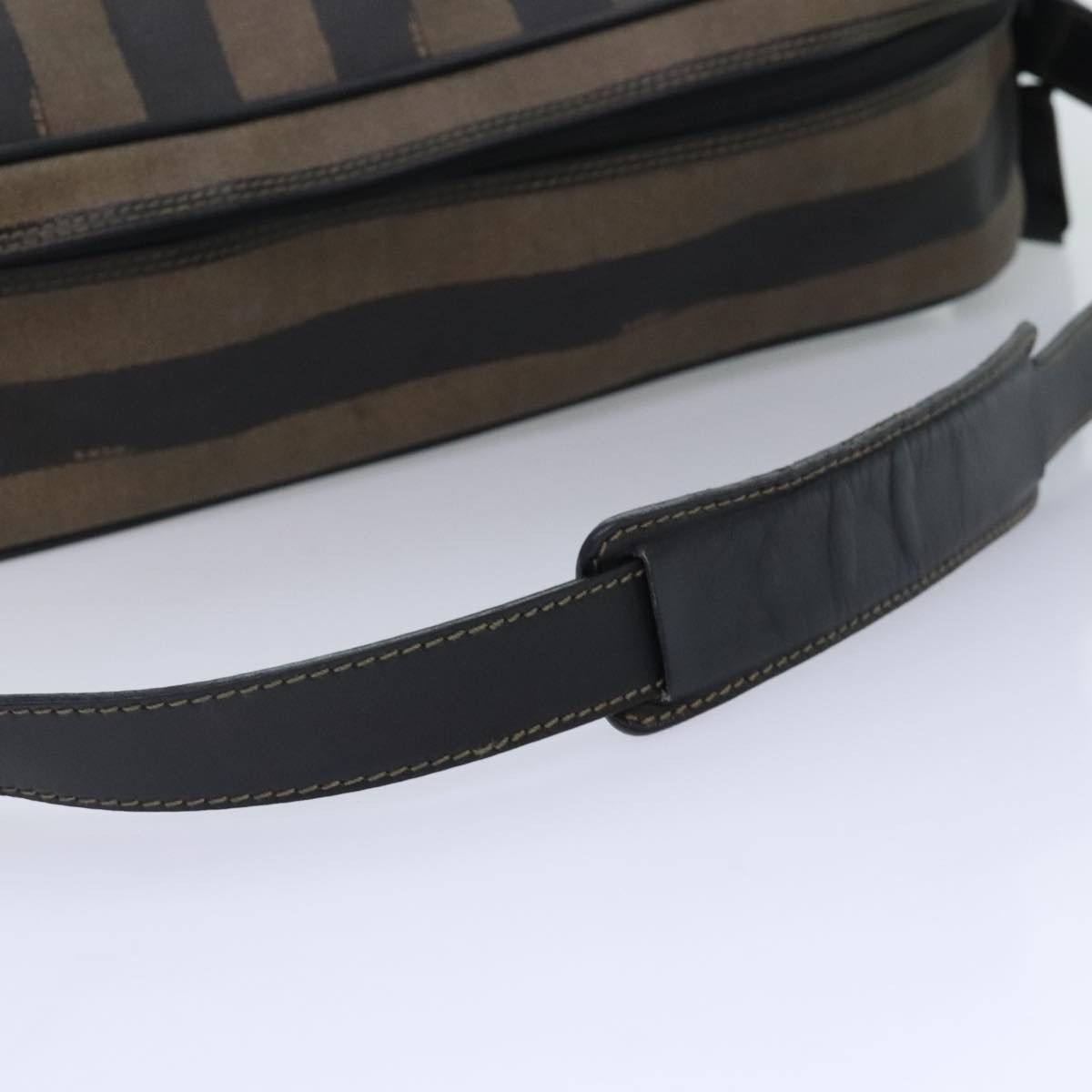 Fendi Pecan Brown Canvas Shoulder Bag (Pre-Owned) Size ONE SIZE - 4 Thumbnail