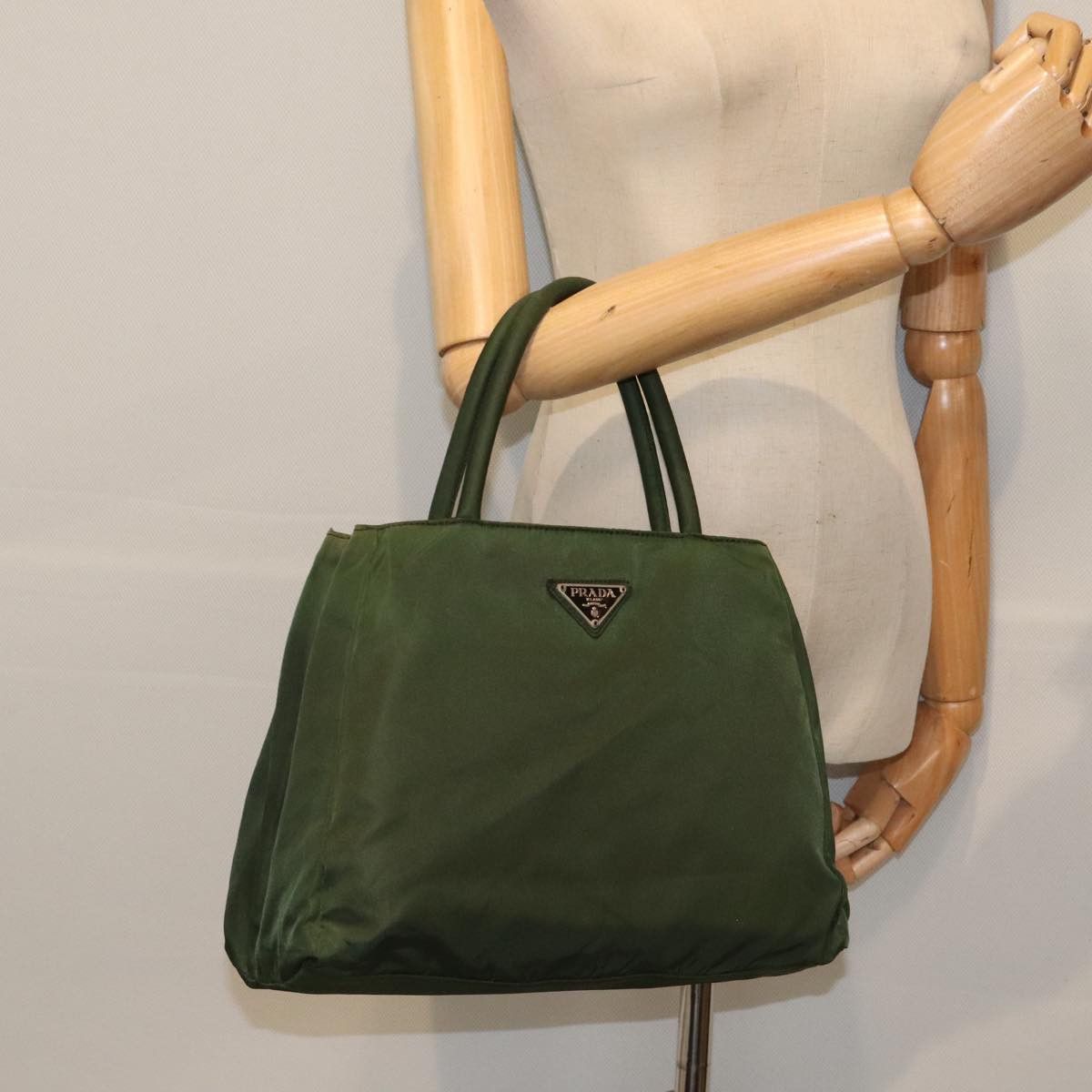 Prada Re-Nylon Green Synthetic Handbag (Pre-Owned) Size ONE SIZE - 12 Thumbnail