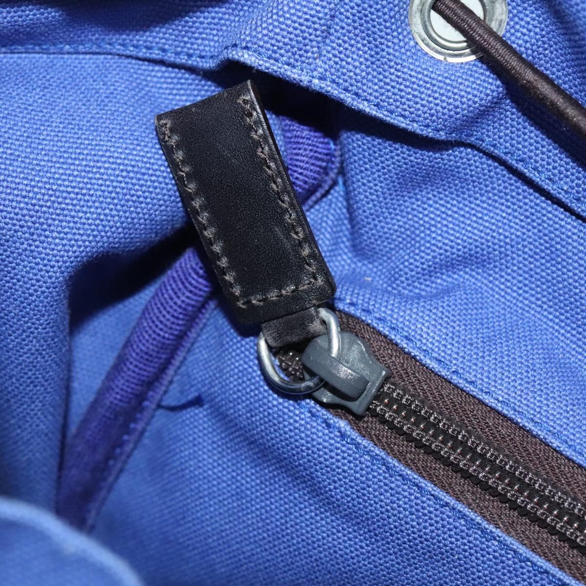 Prada Blue Canvas Backpack Bag (Pre-Owned) Size ONE SIZE - 11 Thumbnail