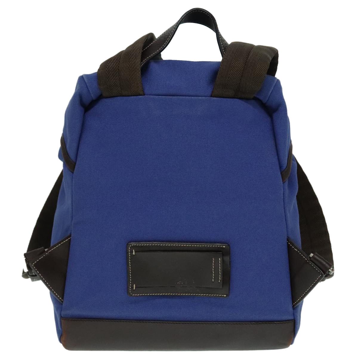 Prada Blue Canvas Backpack Bag (Pre-Owned) Size ONE SIZE - 2 Thumbnail