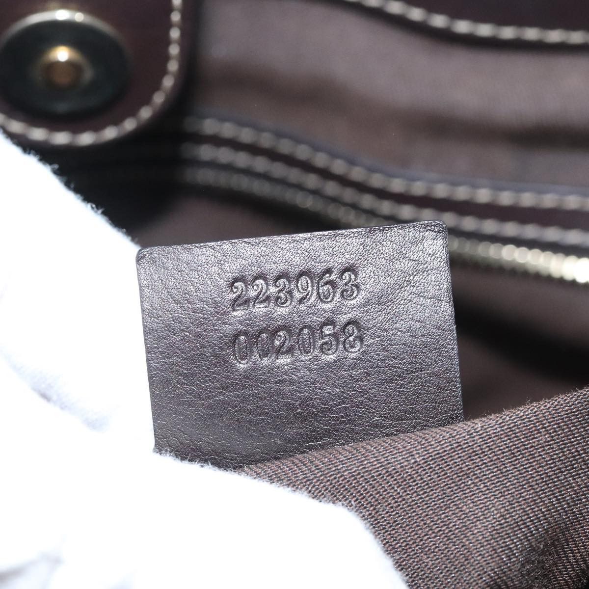 Gucci Gg Crystal Beige Canvas Tote Bag (Pre-Owned) Size ONE SIZE - 19 Thumbnail