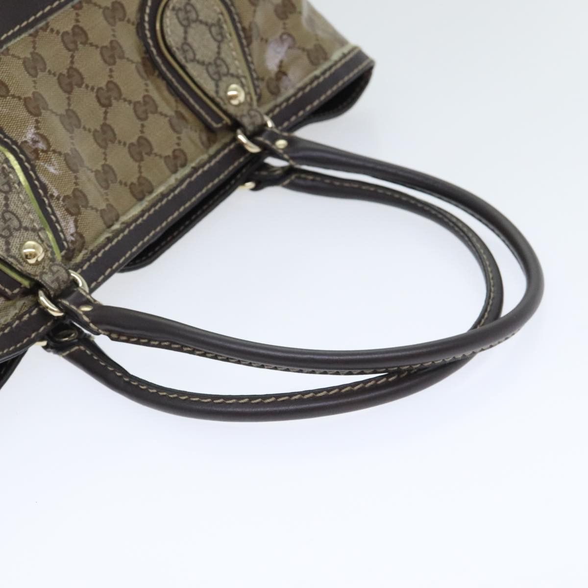 Gucci Gg Crystal Beige Canvas Tote Bag (Pre-Owned) Size ONE SIZE - 7 Thumbnail